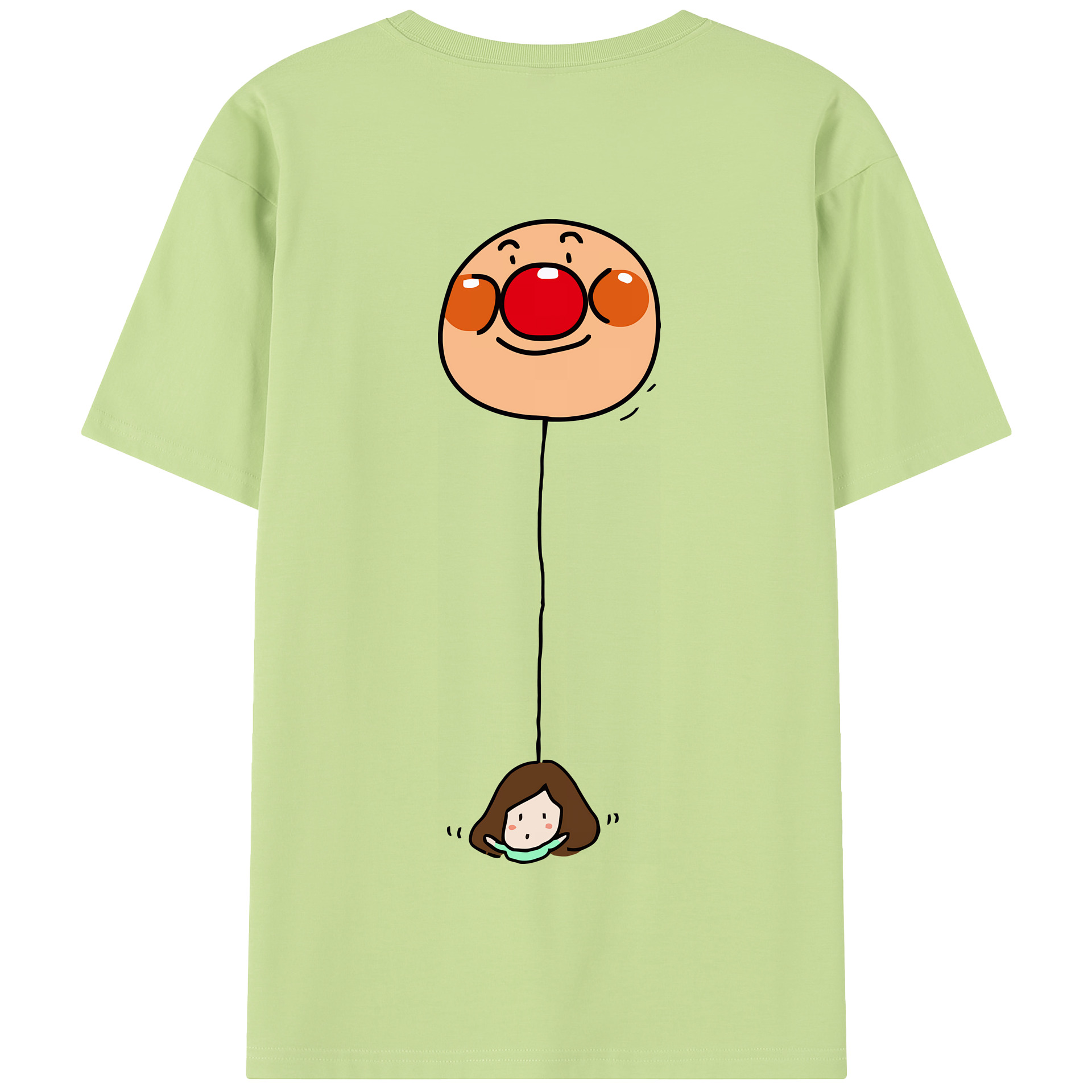 （画像用） アンパンマン Anpanman 綿100％半袖Tシャツ（背面プリント）